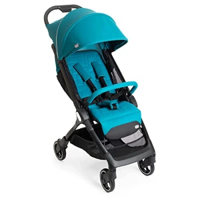 Abbildung von Chicco We Kinderwagen für Reisen, Buggy, faltbar, ultraleicht, von 0 Monaten bis 22 kg, neigbar, mit Schlafposition, gepolsterte Schultergurte, kompakter Verschluss, Tasche und Regenschutz Balsam