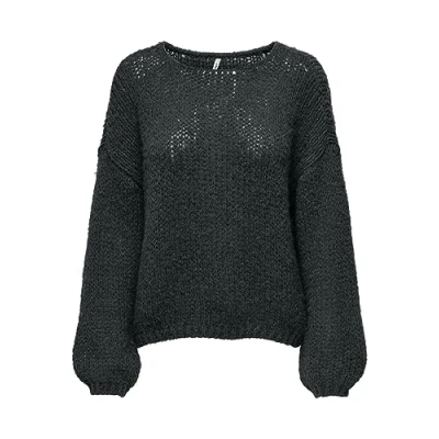 Abbildung von ONLY Damen ONLNORDIC Life LS O Neck KNT NOOS Pullover, Dark Grey Melange, S