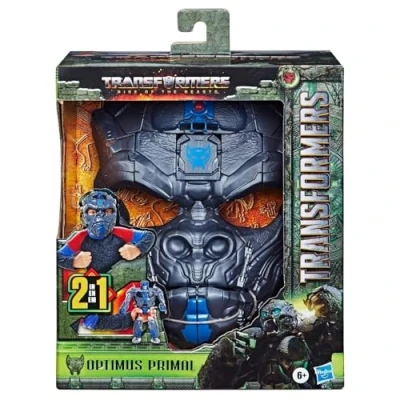 Abbildung von Hasbro Actionfigur F6550 Transformers Rise of the Beasts 2in1 Optimus Primal Maske
