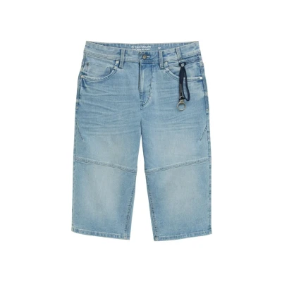 Abbildung von TOM Tailor Jeans Shorts, Herren, Größe: 40, Used bleached blue denim