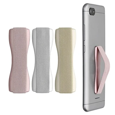 Abbildung von kwmobile Smartphone Fingerhalter 3 Set Handy Halter Griff Halterung Einhandbedienung 3X Handyhalter in Gold Silber Rosegold