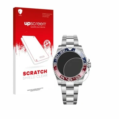 Abbildung von upscreen Schutzfolie für Rolex GMT Master II Kristall klar, Kratzschutz, Anti Fingerprint