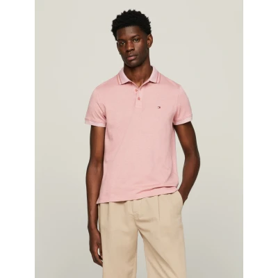 Abbildung von Tommy Hilfiger Poloshirt &quot;PRETWIST MOULINE SLIM FIT POLO&quot;, mit melierter Optik
