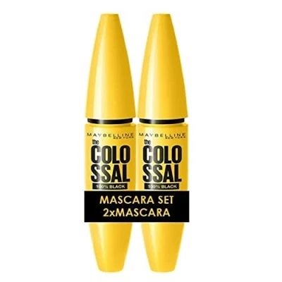 Abbildung von MAYBELLINE NEW YORK Mascara Volum&#039; Express The Colossal Mascara, 2 tlg., Wimperntusche, mit Collagen