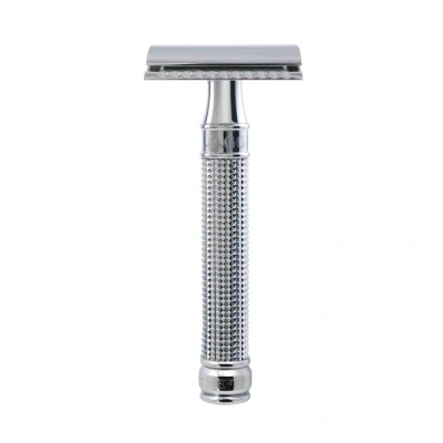 Abbildung von Edwin Jagger Rasiermesser Razors Double Edge Safety 3D Diamond Effect Handle Chrome Plated