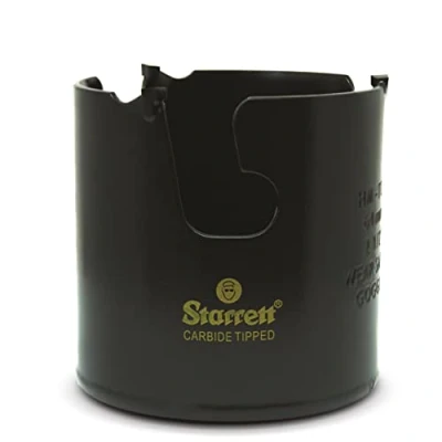 Abbildung von Starrett Hartmetall Lochsäge MPH0212 Mehrzweck TCT für Holz MDF Kunststoff Keramik Wandfliesen 64 mm