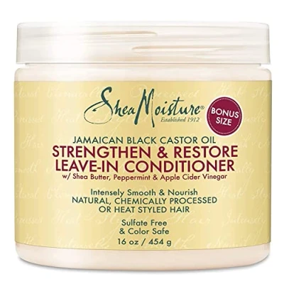 Abbildung von Shea Moisture Jamaikanisch Schwarzes Rizinusöl Stärken Sie das Wachstum und Restaurierung Haarspülung, 454 g