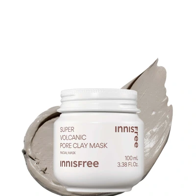 Abbildung von Innisfree Heilerdemaske Mit Vulkangestein Und Ahas Porenreduzierende Maske volcanic Pore Clay Mask 100 Ml