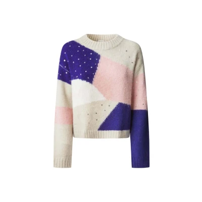 Abbildung von Pepe Jeans NORA Strickpullover, Damen, Größe: XS, Candle white