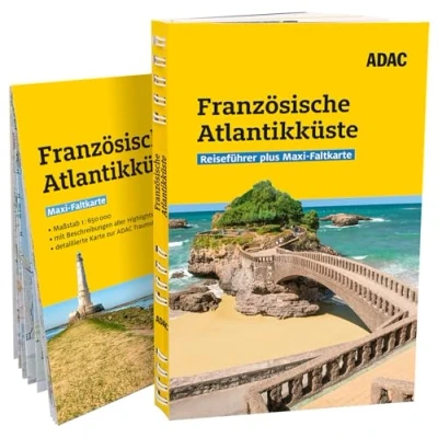 Abbildung von ADAC Reiseführer plus Französische Atlantikküste: Mit Maxi Faltkarte und praktischer Spiralbindung