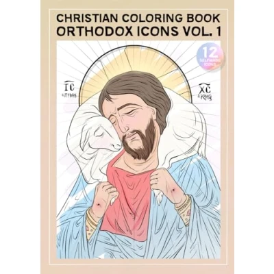 Abbildung von Christian Coloring Book For Kids And Adults: Orthodox Icons Volume 1 (Christian Books)