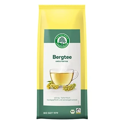Abbildung von Lebensbaum Bergtee, Bio Kräutertee, Tee aus 100% getrockneten Blüten, angenehm würzig und herb im Geschmack, loser Tee, 30g