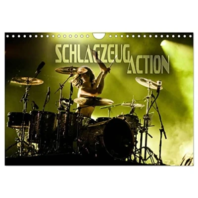 Abbildung von Schlagzeug Action (Wandkalender 2025 DIN A4 quer), CALVENDO Monatskalender