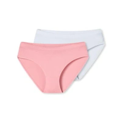 Abbildung von Schiesser 2 PACK Slip für Kinder, Größe: 140, Weiss rosa