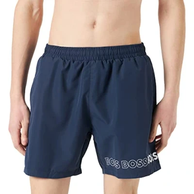 Abbildung von BOSS Dolphin Badeshorts, Herren, Größe: Small, Navy