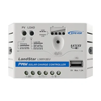 Abbildung von EPEVER® PWM Laderegler 10A 12V ,Solar Charge Controller mit USB Anschluss, LS1012EU