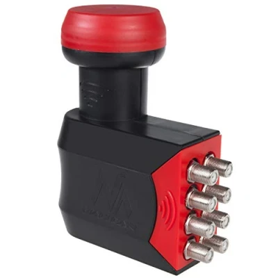 Abbildung von Maclean MCTV 258 Premium Octo LNB SAT Konverter Digital Wasserdicht 3D Full HD 0,3dB bis zu 8 Teilnehmer