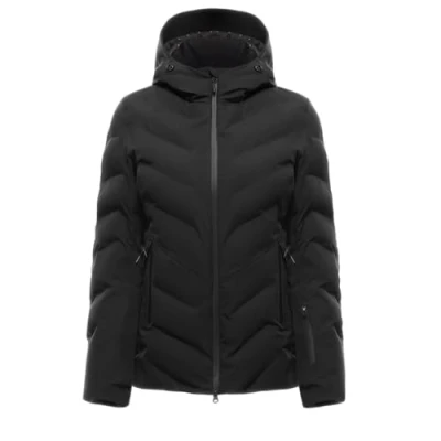 Abbildung von Dainese Women&#039;s Nova Aerosense Dry Wmn Jacket Skijacke mit Wattierung, wasserdicht und atmungsaktiv, Schwarz, L