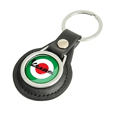 Abbildung von JDDRCASE Motorrad Keychain Key Ring Case Compatible with Piaggio Vespa Primavera Sprint GTS GTV 50 150 300 etc (Farbe : Pattern B, Size 43mm)