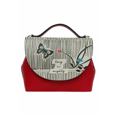 Abbildung von DOGO Vegane Damen Schultertaschen Umhängetaschen Handy Bag Tiny but Mighty