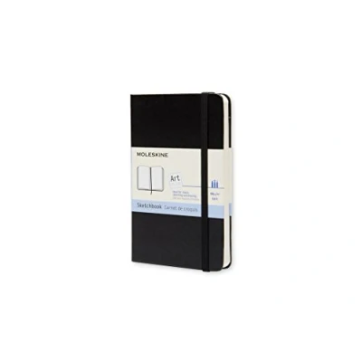 Abbildung von Skizzenbuch Moleskine 9x14cm Schwarz Hardcover 80 Seiten 1 Stk.