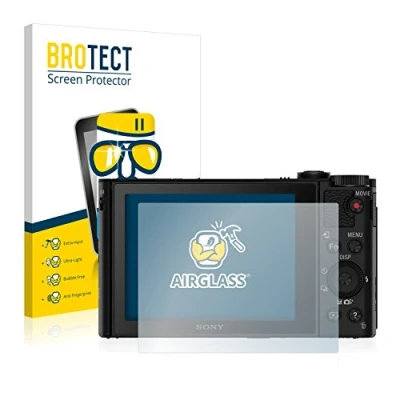 Abbildung von BROTECT Schutzglas für Sony Cyber Shot DSC WX500 Schutzfolie Panzer Folie Glas [Extrem Kratzfest 9H, Anti Fingerprint, Ultra Transparent]