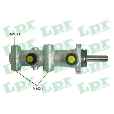 Abbildung von LPR 6767 Hauptbremszylinder 25,4 Grauguss 10 X 1 (3) IVECO: DAILY 2 Pritsche/Fahrgestell