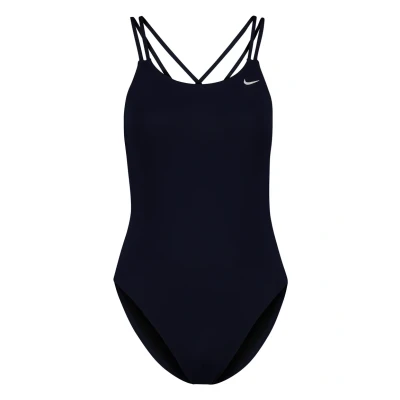 Abbildung von Nike Swim Hydrastrong Solid Spiderback Badeanzug, Damen, Größe: 44, Midnight navy