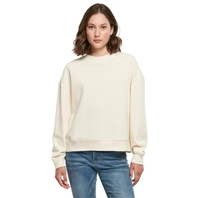 Abbildung von Build Your Brand Damen BY212 Ladies Oversized Crewneck Sweatshirt, whitesand, S