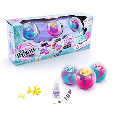 Abbildung von Canal Toys DIY Set zum Erstellen von 3 Badekugeln, Aromatherapie, So Bath Bomb Pack BBD 039, mehrfarbig