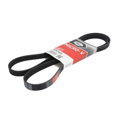 Abbildung von GATES Micro V 5PK1645 Keilrippenriemen 1645 5 Polyester, EPDM (Ethylen Propylen Dien Kautschuk) HYUNDAI: Getz, i30 I Kombi, Schrägheck