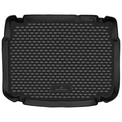 Abbildung von Walser XTR Kofferraumwanne kompatibel mit FIAT 500X 09/2014 2018, 100% passgenaue Antirutschmatte Auto, Gummimatte Kofferraum Schutzmatte, Anti Rutsch Matte Gummi, Auto Gummimatten