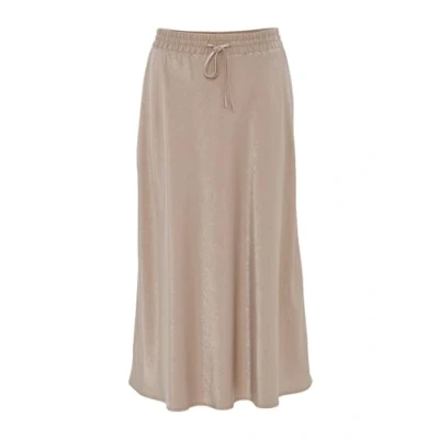 Abbildung von Opus Alinienrock, Damen, Größe: 34, Warm taupe