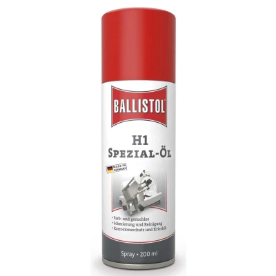 Abbildung von BALLISTOL 25310 H1 Spezial Lebensmittel Öl 200ml Spray Reinigung, Rostschutz Geschmacksneutral, Lebensmittelecht