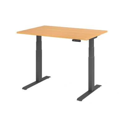 Abbildung von Hammerbacher Schreibtisch XDKB12 Buche/Graphit