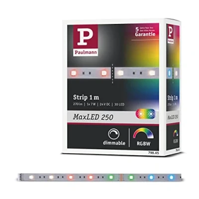 Abbildung von Paulmann 79865 LED Stripe MaxLED 250 1m RGBW IP20 incl. 1x6,5 Watt Strip Lichtband 3000 K