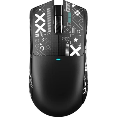 Abbildung von ATTACK SHARK X11 SE Kabellose Gaming Maus, PixArt PAW3311 Sensor, BT/2.4G Wireless/Kabelgebunden, 22000 DPI, 65 Stunden Akku, Büro und Maus für Win11/Xbox/PS/Mac (Schwarz + Klebeband)