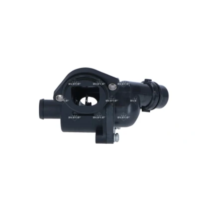 Abbildung von NRF 725028 Kühlwasserthermostat 105 mit Sensor, Dichtring Gehäuse AUDI: A4 B6 Avant, B7 Limousine, SEAT: Exeo ST
