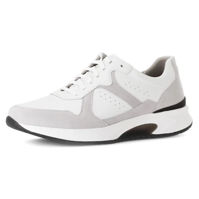 Abbildung von Gabor Rollingsoft Keilsneaker, Freizeitschuh, Halbschuh, Schnürer, gepolsterter Schaftrand, G Weite