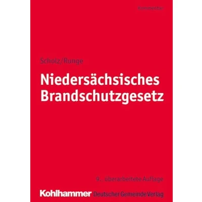 Abbildung von Niedersächsisches Brandschutzgesetz: Kommentar (Kommunale Schriften für Niedersachsen)