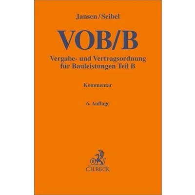 Abbildung von VOB/B: Vergabe und Vertragsordnung für Bauleistungen Teil B (Gelbe Erläuterungsbücher)
