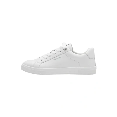 Abbildung von Tamaris Damen Klassische Ballerinas, Frauen Flats,Comfort Lining,TOUCHit Fußbett,Slip ons,klassisch elegant,Ballerinen,White Uni,38 EU