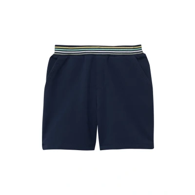 Abbildung von s.Oliver Sweat Bermuda mit Wide Leg und Kontrastdetails Navy 128