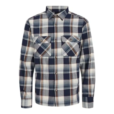 Abbildung von Jack &amp; Jones Jjdarren Hemd, Herren, Größe: Medium, Moonbeam
