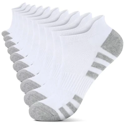 Abbildung von YouShow Sneaker Socken Herren 47 50 Gepolstert Atmungsaktive Weiß 10 Paar