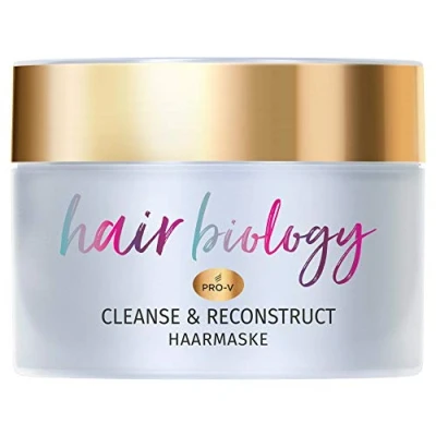 Abbildung von 2 x Hair Biology Cleanse &amp; Reconstruct Geschädigtes Haar Haarmaske je 160 ml