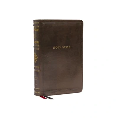 Abbildung von NKJV, Personal Size Reference Bible, Sovereign Collection, Leathersoft, Brown, Red Letter, Comfort Print: Holy New King James Version