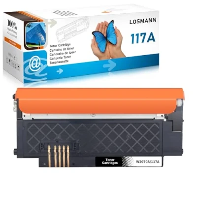 Abbildung von LOSMANN 117A Toner kompatibel für HP W2070A mit Chip Color Laser 150 a nw Series MFP 170 178 nwg 179 FNG fnw (Schwarz)