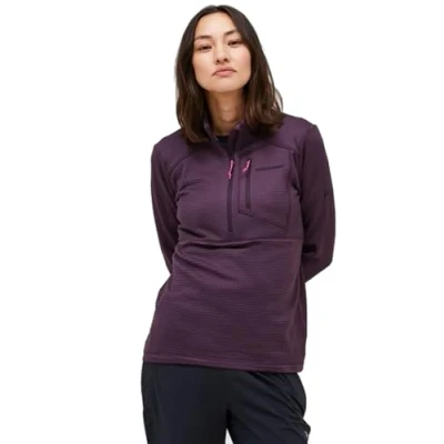Abbildung von Peak Performance Women Trail Grid Fleece Half Zip Mystic Purple Größe L