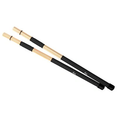 Abbildung von XDrum XR1R Floppy Sticks (Jazzbesen, Drumsticks, Rods, 19 Stäbe, verstärkter Griff, Länge 40cm)